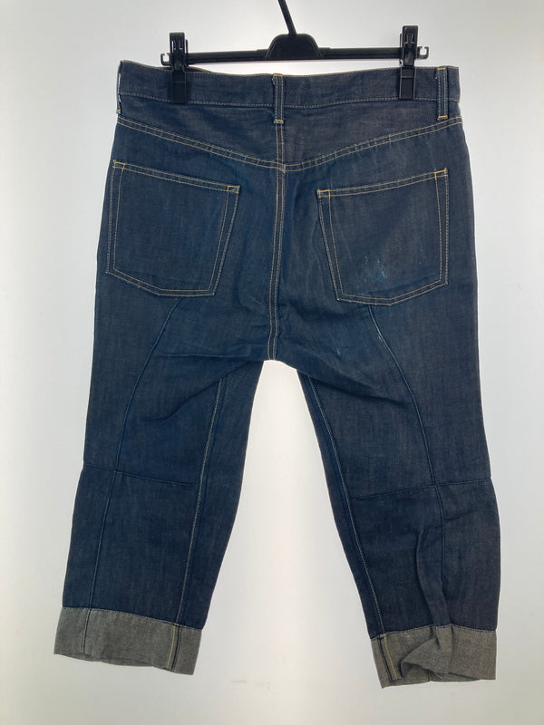 【中古品】【メンズ】 JUNYA WATANABE COMME DES GARCONS MAN ジュンヤワタナベコムデギャルソンマン CROPPED DENIM PANTS WC-P002 クロップドデニムパンツ ボトムス 171-260917-YS-06-hon サイズ：M カラー：インディゴブルー 万代Net店