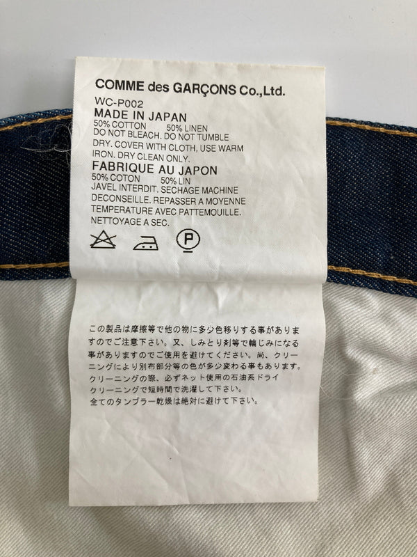 【中古品】【メンズ】 JUNYA WATANABE COMME DES GARCONS MAN ジュンヤワタナベコムデギャルソンマン CROPPED DENIM PANTS WC-P002 クロップドデニムパンツ ボトムス 171-260917-YS-06-hon サイズ：M カラー：インディゴブルー 万代Net店