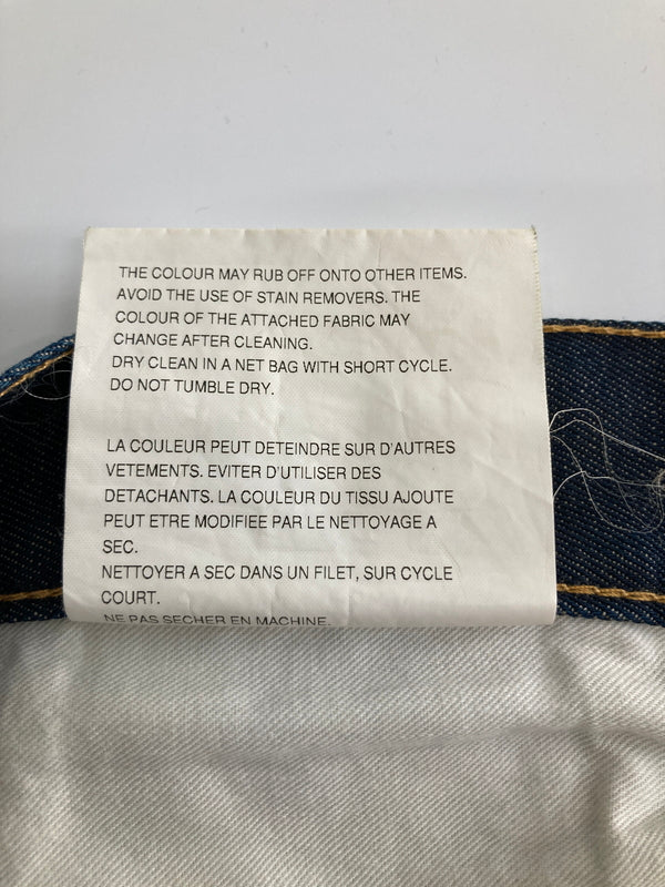 【中古品】【メンズ】 JUNYA WATANABE COMME DES GARCONS MAN ジュンヤワタナベコムデギャルソンマン CROPPED DENIM PANTS WC-P002 クロップドデニムパンツ ボトムス 171-260917-YS-06-hon サイズ：M カラー：インディゴブルー 万代Net店