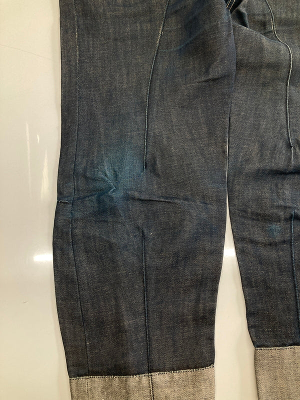 【中古品】【メンズ】 JUNYA WATANABE COMME DES GARCONS MAN ジュンヤワタナベコムデギャルソンマン CROPPED DENIM PANTS WC-P002 クロップドデニムパンツ ボトムス 171-260917-YS-06-hon サイズ：M カラー：インディゴブルー 万代Net店