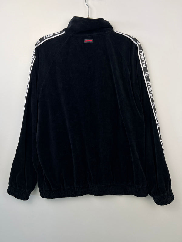 【中古品】【メンズ】 FUBU フブ VELOR TRACK JACKET & VELOR PANTS FAM-42712/FAM-42509 SET UP ベロアトラックパンツ ＆ ベロアパンツ セットアップ ジャージ 170-260705-kk-05-hon サイズ：L カラー：ブラック 万代Net店