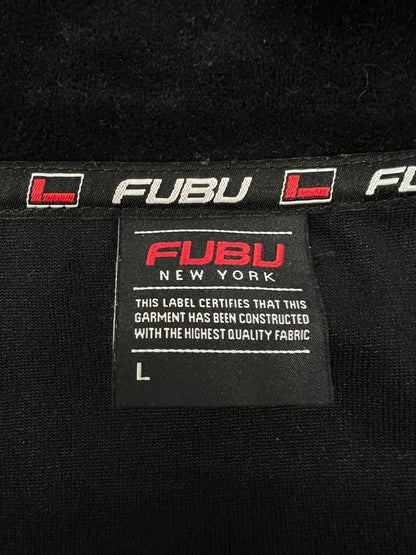 【中古品】【メンズ】 FUBU フブ VELOR TRACK JACKET & VELOR PANTS FAM-42712/FAM-42509 SET UP ベロアトラックパンツ ＆ ベロアパンツ セットアップ ジャージ 170-260705-kk-05-hon サイズ：L カラー：ブラック 万代Net店