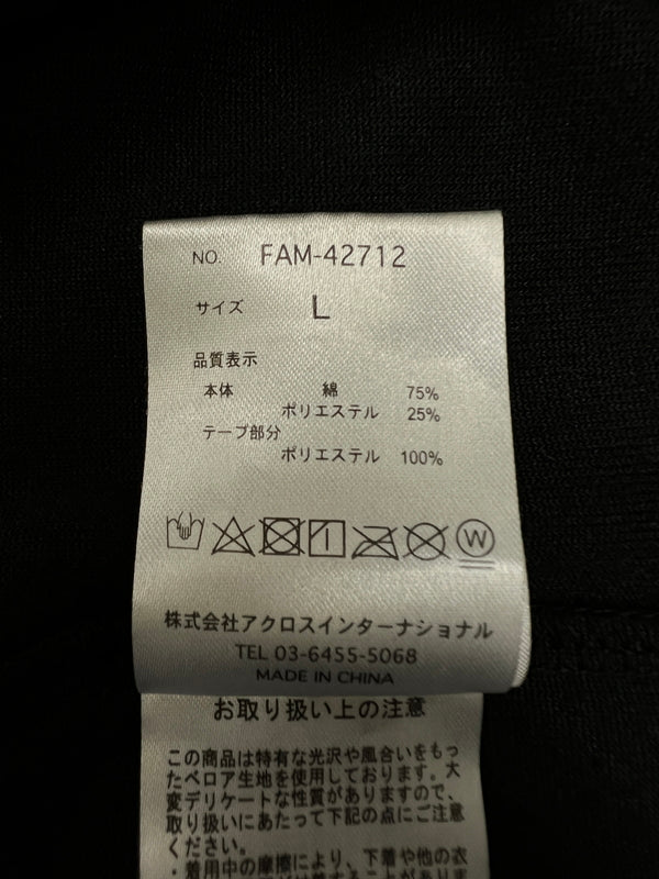 【中古品】【メンズ】 FUBU フブ VELOR TRACK JACKET & VELOR PANTS FAM-42712/FAM-42509 SET UP ベロアトラックパンツ ＆ ベロアパンツ セットアップ ジャージ 170-260705-kk-05-hon サイズ：L カラー：ブラック 万代Net店