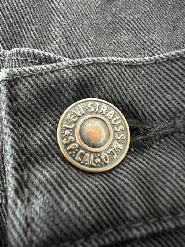 【中古品】【メンズ】 LEVI'S リーバイス 606 BLACK DENIM PANTS 606-35 606 ブラック デニムパンツ ボトムス ジーンズ ボタン裏 刻印 J41 171-260803-kk-15-hon サイズ：30 カラー：ブラック 万代Net店