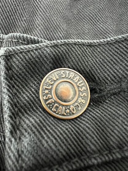 【中古品】【メンズ】 LEVI'S リーバイス 606 BLACK DENIM PANTS 606-35 606 ブラック デニムパンツ ボトムス ジーンズ ボタン裏 刻印 J41 171-260803-kk-15-hon サイズ：30 カラー：ブラック 万代Net店