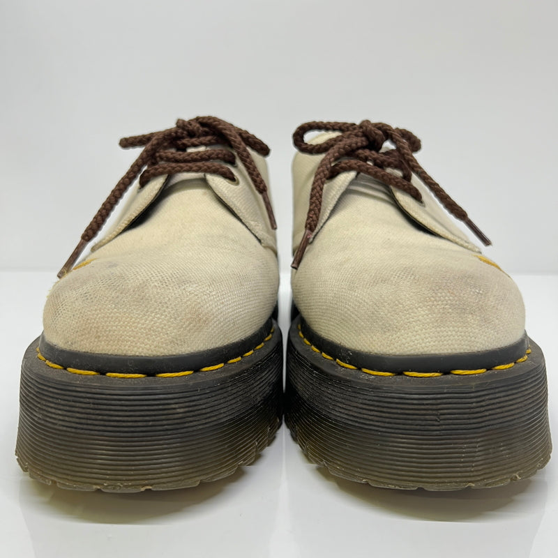 【中古品】【メンズ】 Dr.Martens ドクターマーチン VEGAN 1461 RETRO CANVAS PLATFORM SHOES 30633905 ビーガン レトロキャンバス プラットフォームシューズ 靴 164-260807-kk-10-hon サイズ：UK 9 カラー：RETRO RAY CANVAS 万代Net店