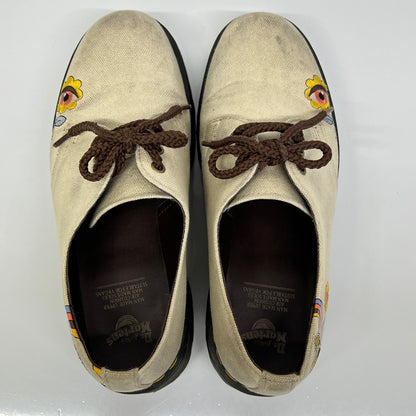 【中古品】【メンズ】 Dr.Martens ドクターマーチン VEGAN 1461 RETRO CANVAS PLATFORM SHOES 30633905 ビーガン レトロキャンバス プラットフォームシューズ 靴 164-260807-kk-10-hon サイズ：UK 9 カラー：RETRO RAY CANVAS 万代Net店