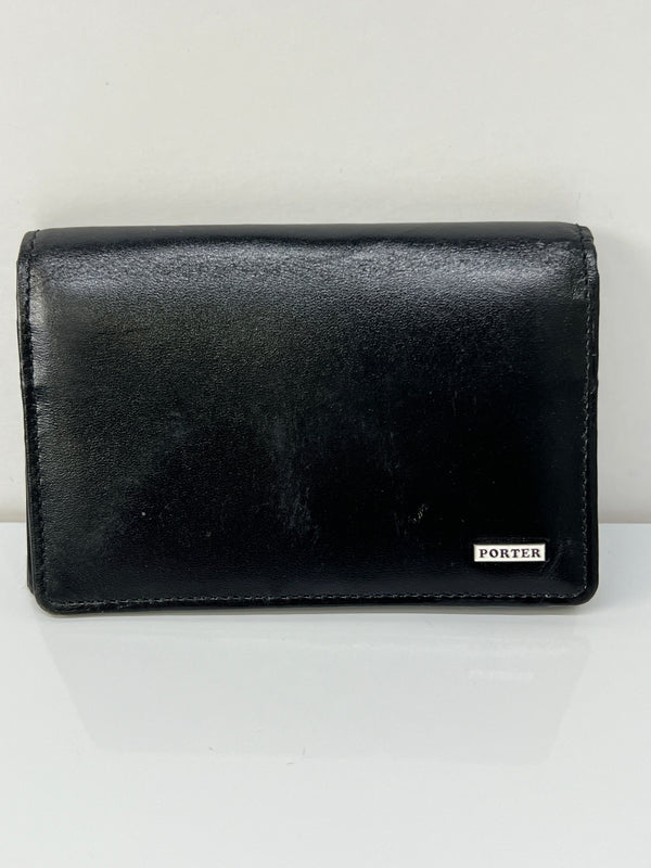 【中古品】【メンズ】 PORTER ポーター SHEEN CARD CASE 110-02924 シーン カードケース 財布 服飾雑貨 201-260801-kk-38-hon カラー：BLACK 万代Net店
