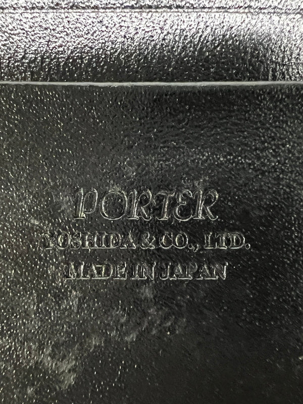 【中古品】【メンズ】 PORTER ポーター SHEEN CARD CASE 110-02924 シーン カードケース 財布 服飾雑貨 201-260801-kk-38-hon カラー：BLACK 万代Net店