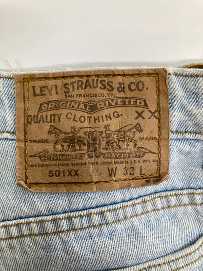 【中古品】【メンズ】 LEVI'S リーバイス 550 RELAXED FIT TAPERED DENIM PANTS 550リラックスフィットテーパードデニムパンツ ボトムス 158-260917-YS-12-hon サイズ：Ｗ32 カラー：ライトブルー 万代Net店