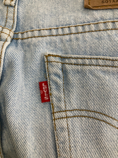 【中古品】【メンズ】 LEVI'S リーバイス 550 RELAXED FIT TAPERED DENIM PANTS 550リラックスフィットテーパードデニムパンツ ボトムス 158-260917-YS-12-hon サイズ：Ｗ32 カラー：ライトブルー 万代Net店