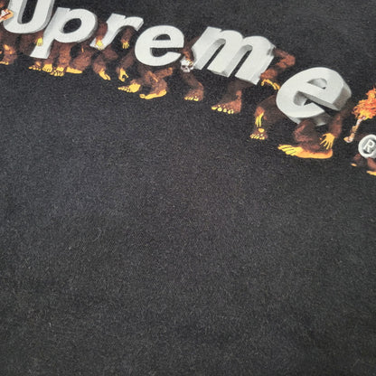 【中古品】【メンズ】 Supreme シュプリーム APES TEE Tシャツ 半袖 トップス 149-260718-as-06-izu サイズ：M カラー：ブラック 万代Net店