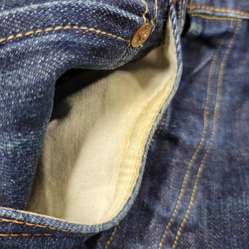 【中古品】【メンズ】 R.J.B アールジェイビー THE FLAT HEAD ザ フラットヘッド D105A DENIM PANTS デニムパンツ ズボン ボトムス 156-260809-ya-18-izu サイズ：31 カラー：インディゴ 万代Net店