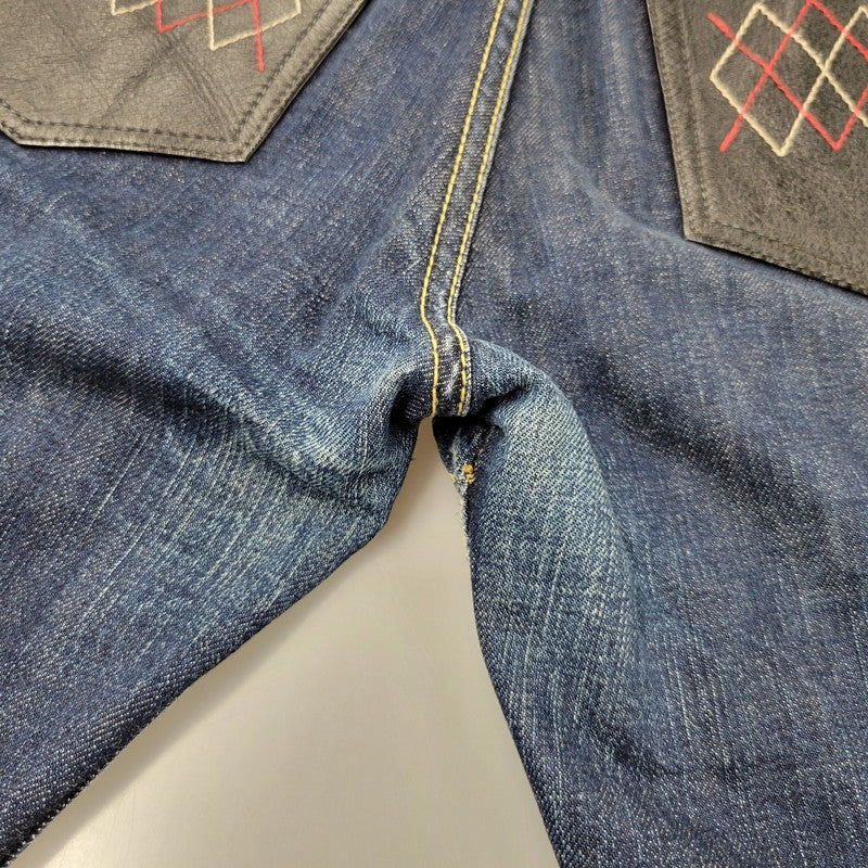 【中古品】【メンズ】 R.J.B アールジェイビー THE FLAT HEAD ザ フラットヘッド D105A DENIM PANTS デニムパンツ ズボン ボトムス 156-260809-ya-18-izu サイズ：31 カラー：インディゴ 万代Net店