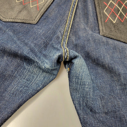 【中古品】【メンズ】 R.J.B アールジェイビー THE FLAT HEAD ザ フラットヘッド D105A DENIM PANTS デニムパンツ ズボン ボトムス 156-260809-ya-18-izu サイズ：31 カラー：インディゴ 万代Net店