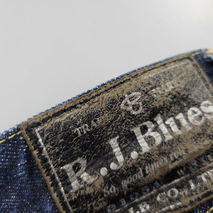 【中古品】【メンズ】 R.J.B アールジェイビー THE FLAT HEAD ザ フラットヘッド D105A DENIM PANTS デニムパンツ ズボン ボトムス 156-260809-ya-18-izu サイズ：31 カラー：インディゴ 万代Net店