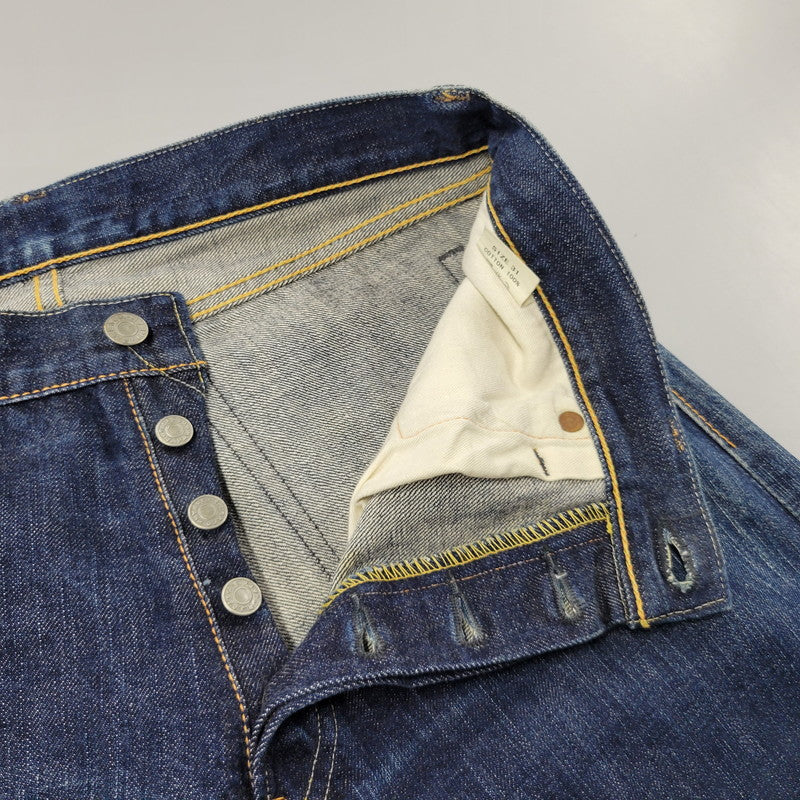 【中古品】【メンズ】 R.J.B アールジェイビー THE FLAT HEAD ザ フラットヘッド D105A DENIM PANTS デニムパンツ ズボン ボトムス 156-260809-ya-18-izu サイズ：31 カラー：インディゴ 万代Net店