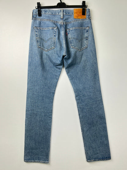 【中古品】【メンズ】 LEVI'S リーバイス 501 WHITE OAK CONE DENIM PANTS PC9-00501-2454 501 ホワイトオーク コーンデニムパンツ ボトムス ジーンズ ボタン裏 刻印 5115 158-260803-kk-16-hon サイズ：29 カラー：ライトインディゴ 万代Net店