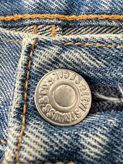 【中古品】【メンズ】 LEVI'S リーバイス 501 WHITE OAK CONE DENIM PANTS PC9-00501-2454 501 ホワイトオーク コーンデニムパンツ ボトムス ジーンズ ボタン裏 刻印 5115 158-260803-kk-16-hon サイズ：29 カラー：ライトインディゴ 万代Net店