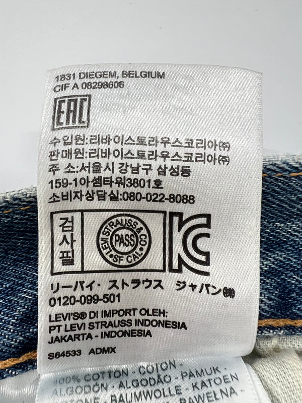 【中古品】【メンズ】 LEVI'S リーバイス 501 WHITE OAK CONE DENIM PANTS PC9-00501-2454 501 ホワイトオーク コーンデニムパンツ ボトムス ジーンズ ボタン裏 刻印 5115 158-260803-kk-16-hon サイズ：29 カラー：ライトインディゴ 万代Net店