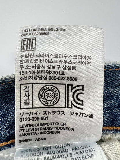 【中古品】【メンズ】 LEVI'S リーバイス 501 WHITE OAK CONE DENIM PANTS PC9-00501-2454 501 ホワイトオーク コーンデニムパンツ ボトムス ジーンズ ボタン裏 刻印 5115 158-260803-kk-16-hon サイズ：29 カラー：ライトインディゴ 万代Net店