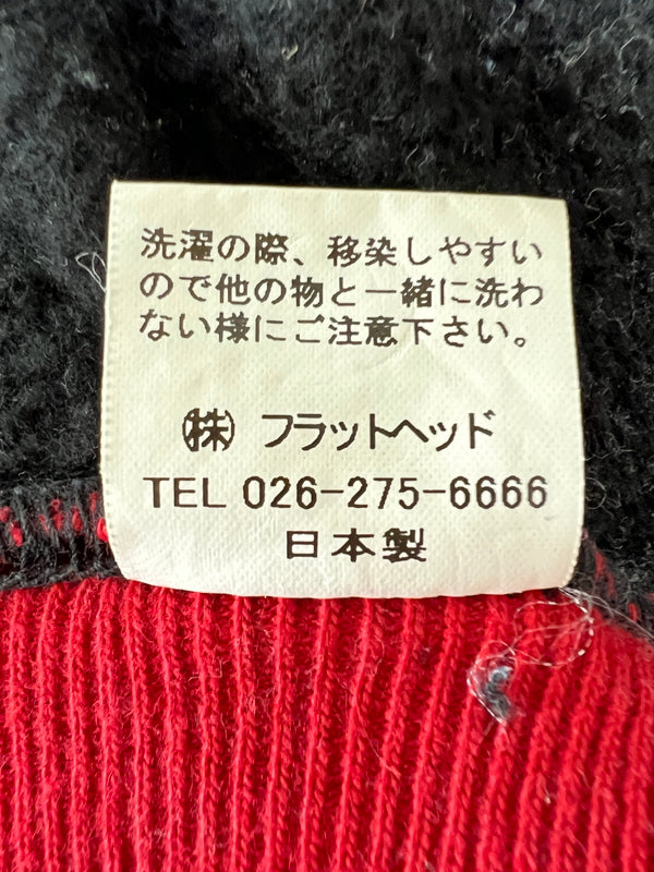 【中古品】【メンズ】 THE FLAT HEAD ザ フラットヘッド BLACKMINT L/S ZIP SW ブラックミント ロングスリーブ ジップスウェット トップス 140-260803-kk-36-hon カラー：ブラック 万代Net店
