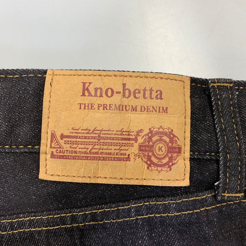 【中古品】【メンズ】 KNO-BETTA ノーベター CLASSIC JEANS 998 DENIM SHORTS クラシック ジーンズ デニム ショーツ USA製 ショートパンツ ズボン ボトムス 153-260728-ay-12-izu サイズ：44 カラー：RAW INDIGO 万代Net店