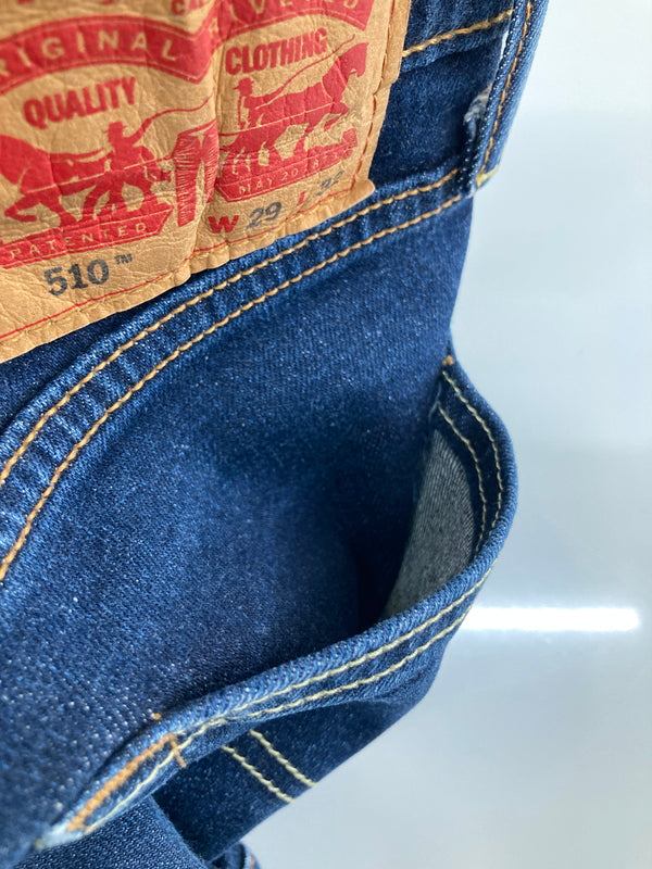 【中古品】【レディース】 LEVI’S リーバイス 510 SKINNY FIT DENIM PANTS PC9-05510-0732 510スキニーフィットデニムパンツ ボトムス 158-260917-YS-11-hon サイズ：W29 L32 カラー：インディゴ 万代Net店