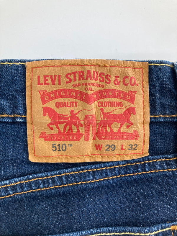 【中古品】【レディース】 LEVI’S リーバイス 510 SKINNY FIT DENIM PANTS PC9-05510-0732 510スキニーフィットデニムパンツ ボトムス 158-260917-YS-11-hon サイズ：W29 L32 カラー：インディゴ 万代Net店