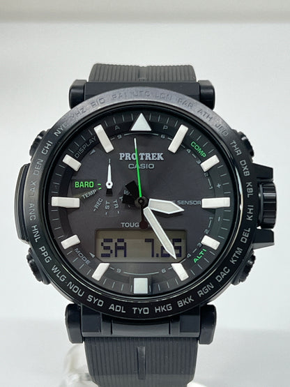 【中古品】【メンズ】 CASIO カシオ PRO TREK CLIMBER LINE PRW-6621Y-1JF TOUGHSOLAR プロトレック クライマーライン タフソーラー 腕時計 197-260727-kk-09-hon カラー：BLACK 万代Net店