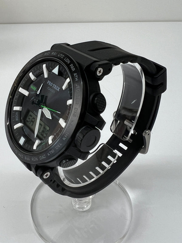 【中古品】【メンズ】 CASIO カシオ PRO TREK CLIMBER LINE PRW-6621Y-1JF TOUGHSOLAR プロトレック クライマーライン タフソーラー 腕時計 197-260727-kk-09-hon カラー：BLACK 万代Net店