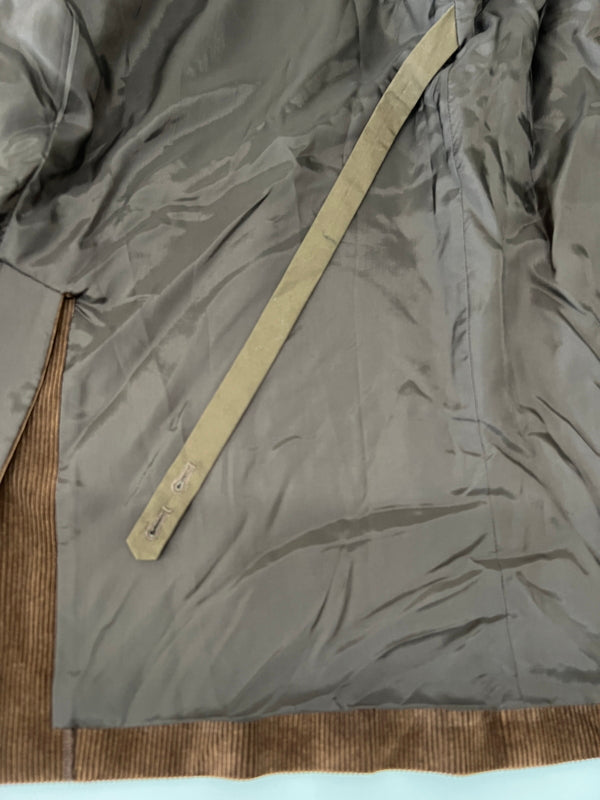【中古品】【メンズ】 DIGAWEL ディガウェル NO COLLAR JACKET (1)(CORDUROY) DWROB023 ノーカラージャケット ライトアウター 140-260815-kk-05-hon サイズ：2 カラー：ブラウン 万代Net店