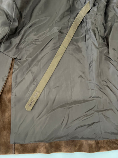【中古品】【メンズ】 DIGAWEL ディガウェル NO COLLAR JACKET (1)(CORDUROY) DWROB023 ノーカラージャケット ライトアウター 140-260815-kk-05-hon サイズ：2 カラー：ブラウン 万代Net店
