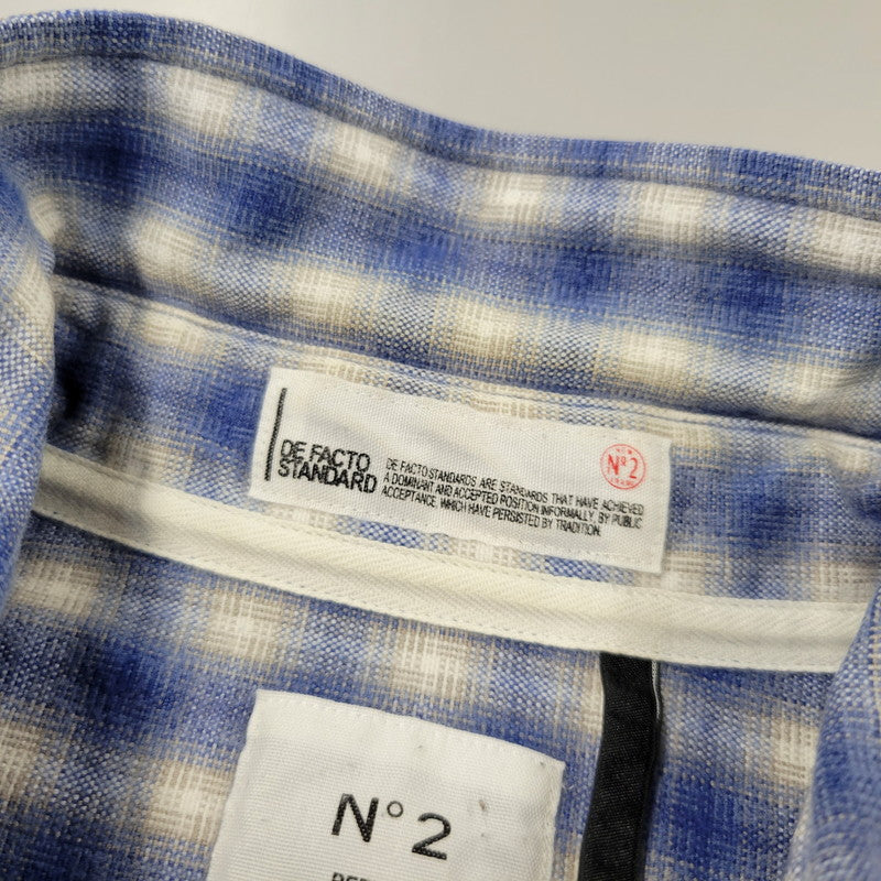 【中古品】【メンズ】 BEDWIN&THE HEARTBREAKERS ベドウィンアンドザハートブレイカーズ OMBRE CHECK LS SHIRT オンブレ チェック ロングスリーブ シャツ トップス 長袖 142-260710-cs-15-izu サイズ：不明 カラー：ブルー 万代Net店