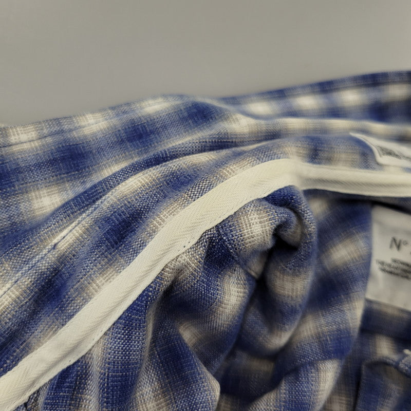 【中古品】【メンズ】 BEDWIN&THE HEARTBREAKERS ベドウィンアンドザハートブレイカーズ OMBRE CHECK LS SHIRT オンブレ チェック ロングスリーブ シャツ トップス 長袖 142-260710-cs-15-izu サイズ：不明 カラー：ブルー 万代Net店