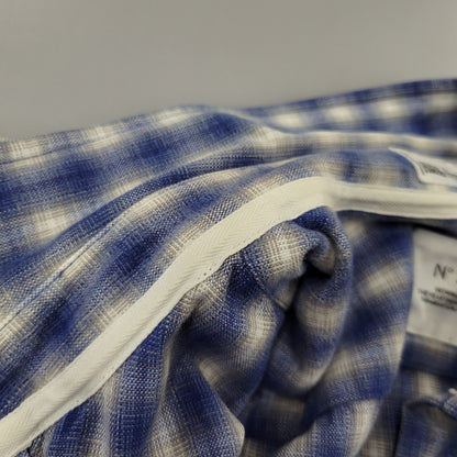 【中古品】【メンズ】 BEDWIN&THE HEARTBREAKERS ベドウィンアンドザハートブレイカーズ OMBRE CHECK LS SHIRT オンブレ チェック ロングスリーブ シャツ トップス 長袖 142-260710-cs-15-izu サイズ：不明 カラー：ブルー 万代Net店