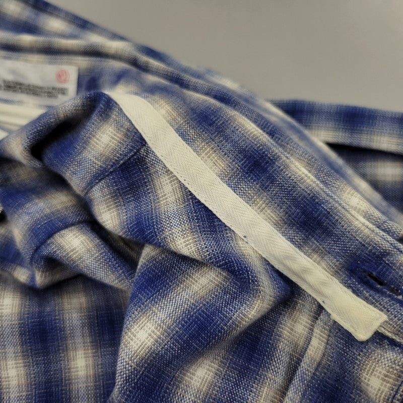 【中古品】【メンズ】 BEDWIN&THE HEARTBREAKERS ベドウィンアンドザハートブレイカーズ OMBRE CHECK LS SHIRT オンブレ チェック ロングスリーブ シャツ トップス 長袖 142-260710-cs-15-izu サイズ：不明 カラー：ブルー 万代Net店