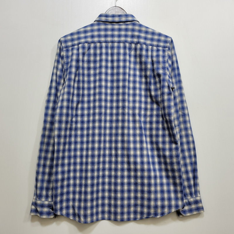 【中古品】【メンズ】 BEDWIN&THE HEARTBREAKERS ベドウィンアンドザハートブレイカーズ OMBRE CHECK LS SHIRT オンブレ チェック ロングスリーブ シャツ トップス 長袖 142-260710-cs-15-izu サイズ：不明 カラー：ブルー 万代Net店