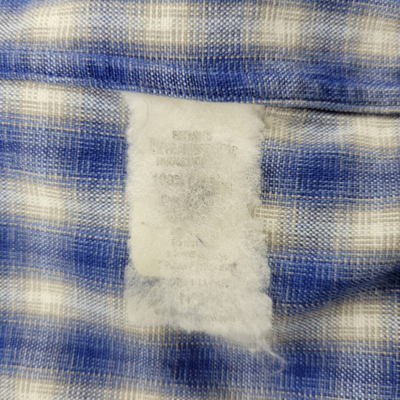 【中古品】【メンズ】 BEDWIN&THE HEARTBREAKERS ベドウィンアンドザハートブレイカーズ OMBRE CHECK LS SHIRT オンブレ チェック ロングスリーブ シャツ トップス 長袖 142-260710-cs-15-izu サイズ：不明 カラー：ブルー 万代Net店