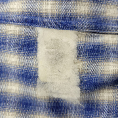 【中古品】【メンズ】 BEDWIN&THE HEARTBREAKERS ベドウィンアンドザハートブレイカーズ OMBRE CHECK LS SHIRT オンブレ チェック ロングスリーブ シャツ トップス 長袖 142-260710-cs-15-izu サイズ：不明 カラー：ブルー 万代Net店