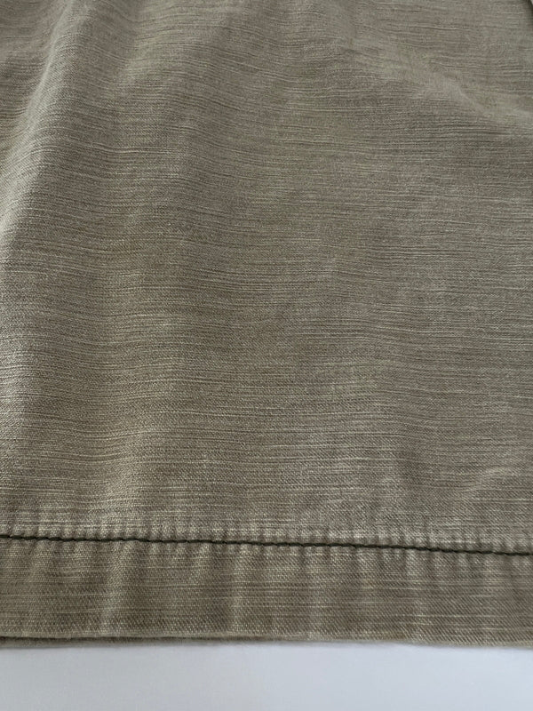 【現状渡し品】【メンズ】 REMI RELIEF レミレリーフ L/S STUDS MILITARY SHIRT ロングスリーブ スタッズ ミリタリーシャツ 長袖 トップス 140-260803-kk-24-hon サイズ：S カラー：カーキ 万代Net店
