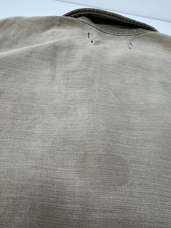 【現状渡し品】【メンズ】 REMI RELIEF レミレリーフ L/S STUDS MILITARY SHIRT ロングスリーブ スタッズ ミリタリーシャツ 長袖 トップス 140-260803-kk-24-hon サイズ：S カラー：カーキ 万代Net店