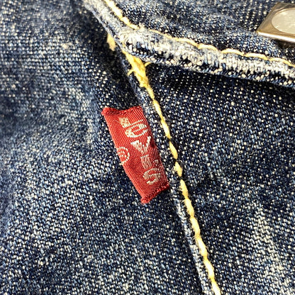 【中古品】【メンズ】 Levi's リーバイス REDLOOP DENIM WESTERN S/S SHIRT 62599-50 レッドループ デニム ウエスタン ショートスリーブ シャツ 半袖 146-260718-as-01-izu サイズ：M カラー：インディゴ 万代Net店