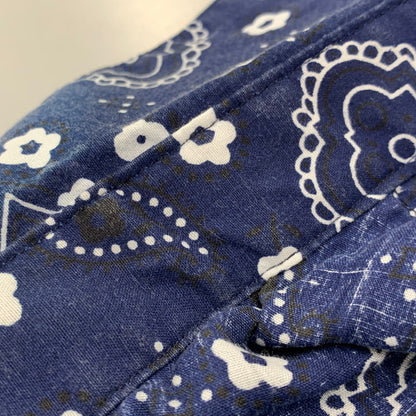 【中古品】【メンズ】 ROCK MOUNT ロックマウント 推定70S-80S USA製 L S WESTERN SHIRT ロングスリーブ ウエスタン シャツ トップス 長袖 145-260712-ya-19-izu サイズ：14.5×32 カラー：ブルー 万代Net店