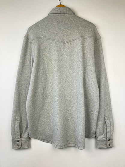 【中古品】【メンズ】 DIESEL ディーゼル S-OCEAN-E1 A06265 0DGAG エス オーシャン E1 スウェット シャツ ジャケット トップス 147-260807-SH-02-hon サイズ：L カラー：グレー 万代Net店
