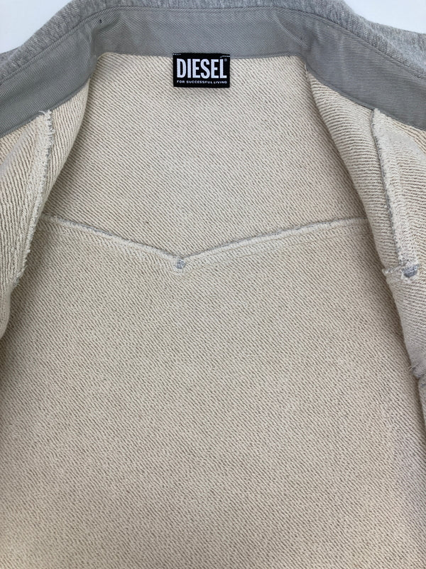 【中古品】【メンズ】 DIESEL ディーゼル S-OCEAN-E1 A06265 0DGAG エス オーシャン E1 スウェット シャツ ジャケット トップス 147-260807-SH-02-hon サイズ：L カラー：グレー 万代Net店