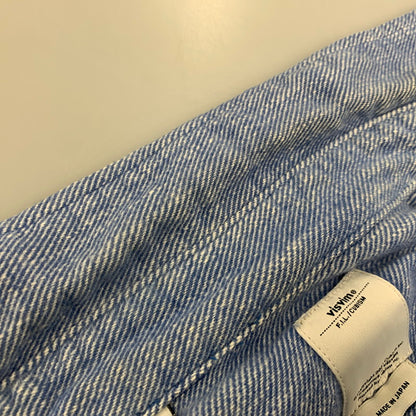 【中古品】【メンズ】 VISVIM ビズビム COTTON WESTERN L/S SHIRT VS0001928 コットン ウエスタン ロングスリーブ シャツ 長袖 140-260712-as-02-izu サイズ：2 カラー：ブルー 万代Net店