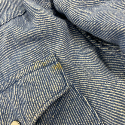 【中古品】【メンズ】 VISVIM ビズビム COTTON WESTERN L/S SHIRT VS0001928 コットン ウエスタン ロングスリーブ シャツ 長袖 140-260712-as-02-izu サイズ：2 カラー：ブルー 万代Net店