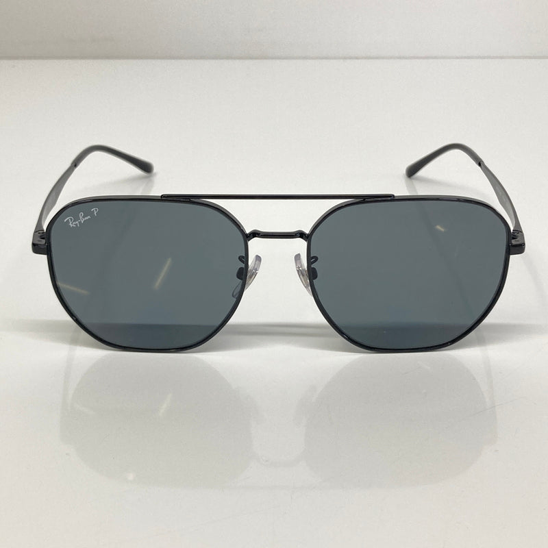 【中古品】【メンズ】 RayｰBan レイバン SUNGLAS RB3724D ダブルブリッジデザイン サングラス アイウェア アクセサリー 203-260804-kk-31-hon サイズ：59ロ18-145 カラー：ブラック 万代Net店