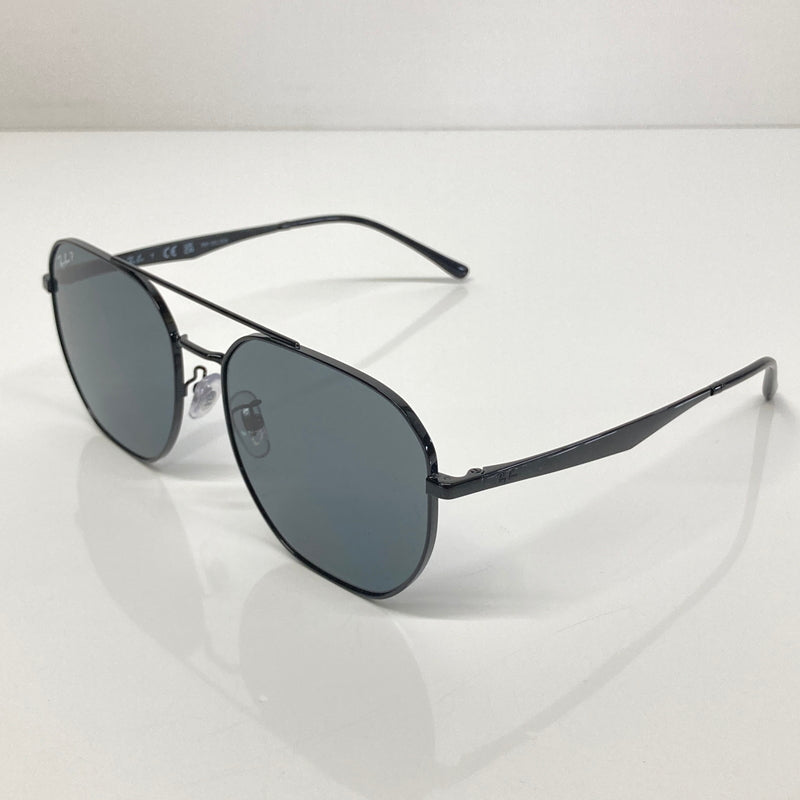 【中古品】【メンズ】 RayｰBan レイバン SUNGLAS RB3724D ダブルブリッジデザイン サングラス アイウェア アクセサリー 203-260804-kk-31-hon サイズ：59ロ18-145 カラー：ブラック 万代Net店